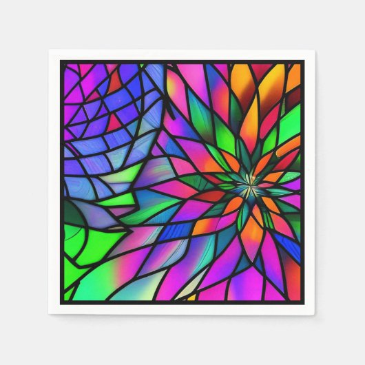 Imitate Festglas Serviette (Vorderseite)