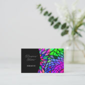 Imitate Festglas Visitenkarte (Stehend Vorderseite)