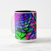 Imitate Festglas Zweifarbige Tasse (Vorderseite Links)