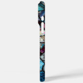 Imitate Festgläserner Herzschlag Valentinstag Case-Mate iPhone Hülle (Rückseite / Links)