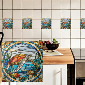 Imitate Festglasschildkröte Fliese