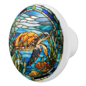 Imitate Festglasschildkröte Keramikknauf (Rechts)