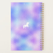 Imitate Foil Personalisiert White Unicoron Silhoue Planer (Rückseite)