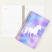 Imitate Foil Personalisiert White Unicoron Silhoue Planer (Anzeige)