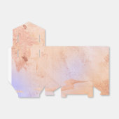 Imitate Foil Rose Gold und Stille Farbe Textur Geschenkschachtel (Ungefaltet)