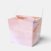 Imitate Foil Rose Gold und Stille Farbe Textur Geschenkschachtel (Vorderseite)