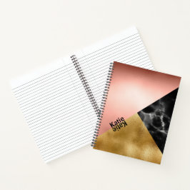 Imitate Foil und Marmor Notizblock