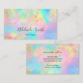 Imitate Folie Details IMITATE holografische Steigu Visitenkarte (Vorne/Hinten)