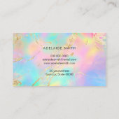 Imitate Folie Details IMITATE holografische Steigu Visitenkarte (Rückseite)