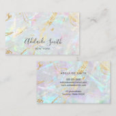 Imitate Folie Details IMITATE Opalstein Visitenkarte (Vorne/Hinten)