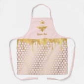 Imitate Folie Honig Tropfen Bienenkönigin Schürze (Vorderseite)