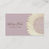 Imitate Folie Sonnenblumendesign Visitenkarte (Vorderseite)