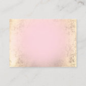 Imitate Folie und rosa Dankeschön Karte (Rückseite)