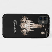 IMITATE Französische Kristallleuchter Personalisie Case-Mate iPhone Hülle (Rückseite (Horizontal))