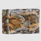 Imitate-Fuchs-Eichhörnchen Golfhandtuch (Horizontal)