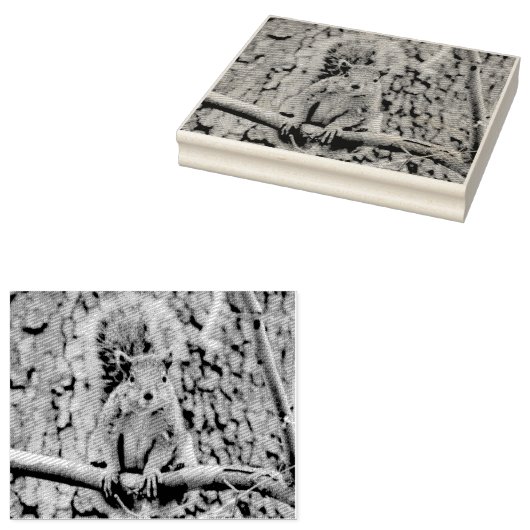 Imitate-Fuchs-Eichhörnchen Gummistempel (Stempel)