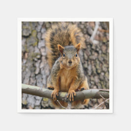 Imitate-Fuchs-Eichhörnchen Serviette