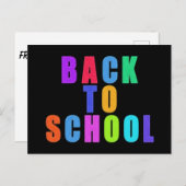 Imitate fühlen sich mit dem Stitten von Alpha zurü Ankündigungspostkarte (Vorne/Hinten)