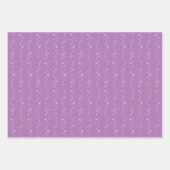 Imitate funkeln lila Muster Geschenkpapier Set (Vorderseite 2)