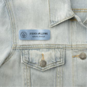 Imitate für benutzerdefinierte Firmenlogos Metalli Namensschild (Beispiel)