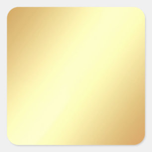 Imitate für benutzerdefinierte Glamour Gold Blank  Quadratischer Aufkleber