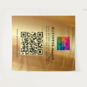 Imitate für benutzerdefinierte Textlogos Gold-Vorl Wandteppich (Vorderseite (Horizontal))