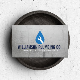 Imitate für berufliche Klempnerlogo Visitenkarte