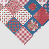 Imitate für Chic Hearts und Rose - Patchwork-Tissu Seidenpapier (Ausschnitt)