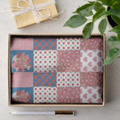 Imitate für Chic Hearts und Rose - Patchwork-Tissu Seidenpapier (Geschenk)