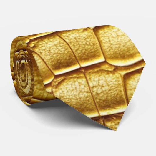 Imitate für den Krokodil-Alligator Lederdruck Krawatte (Gerollt)