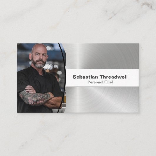 Imitate für den persönlichen Koch Stahl Kundenspez Visitenkarte (Vorderseite)