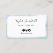 Imitate für die holografische Loyalität Visitenkarte (Rückseite)