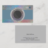 Imitate für die Kameragestaltung Regenbogenfarben  Visitenkarte (Vorne/Hinten)