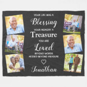 Imitate für die Lieblingsaufnahme von Erinnerungen Fleecedecke (Vorderseite (Horizontal))