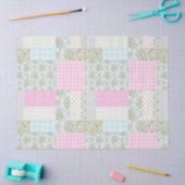 Imitate für die Patchwork-Tissue-Rose für hübsche Seidenpapier (Basteln)