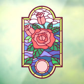 Imitate für die Rose von Floral Fensteraufkleber (Blatt 3)