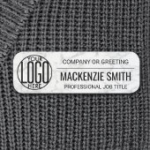 Imitate für Firmenlogo - Beruflicher Mitarbeiter Namensschild