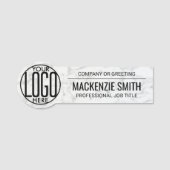 Imitate für Firmenlogo Marble Berufliche Mitarbeit Namensschild (Vorderseite)