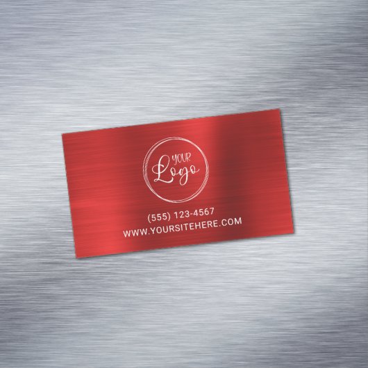 Imitate für Firmenlogos Magnetische Visitenkarte (Beispiel)