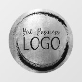 Imitate für Firmenlogos Silberfolie Fensteraufkleber (Blatt)