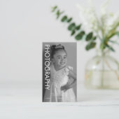 Imitate für Fotografie und Geschäftsformen Visitenkarte (Stehend Vorderseite)