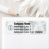 Imitate für Geschäftsvorlagen Weiße Marmormotive f (Insitu)