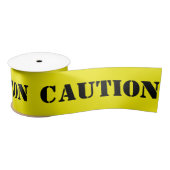 Imitate für Grundspass Vorsicht Gelbes Band Satinband (Spule)