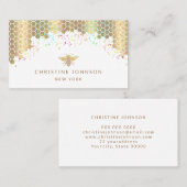 Imitate für Honigbienen Glitzer Visitenkarte (Vorne/Hinten)