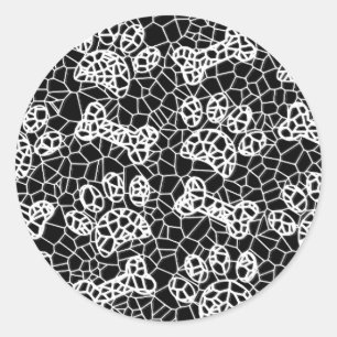 Imitate für Hunde verleihen Kunstdrucken Runder Aufkleber