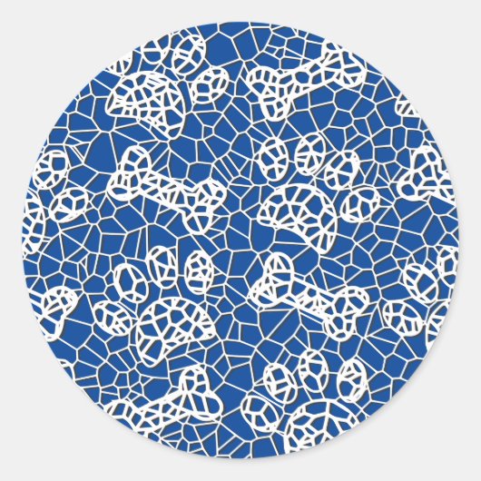 Imitate für Hunde verleihen Kunstdrucken Runder Aufkleber (Vorderseite)