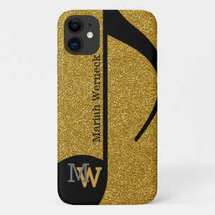 Imitate für individuelle musikalische Note golden iPhone 11 Hülle