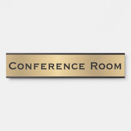 Imitate für Konferenzräume Gold Office Türsignieru Türschild (Vorderseite )