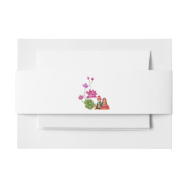 Imitate für Lotus, Braut und Bräutigam Einladungsbanderole