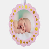 Imitate für neues Baby Ornament Karte (Links)